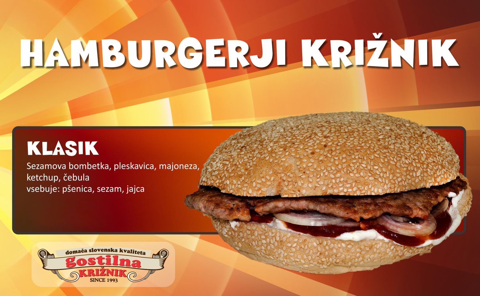 Klasik hamburger